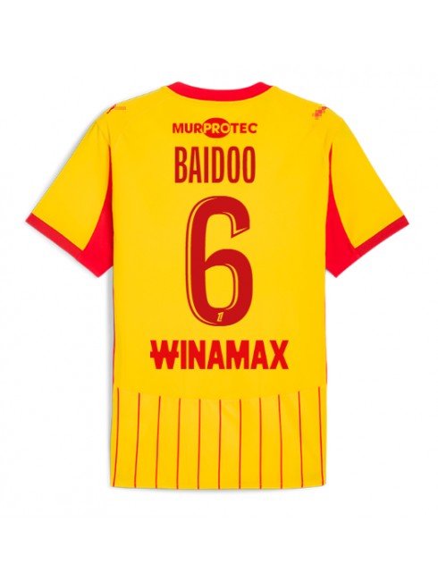 RC Lens Samson Baidoo #6 Heimtrikot 2025-26 Kurzarm RC Lens Samson Baidoo #6 Heimtrikot 2025-26 Kurzarm
